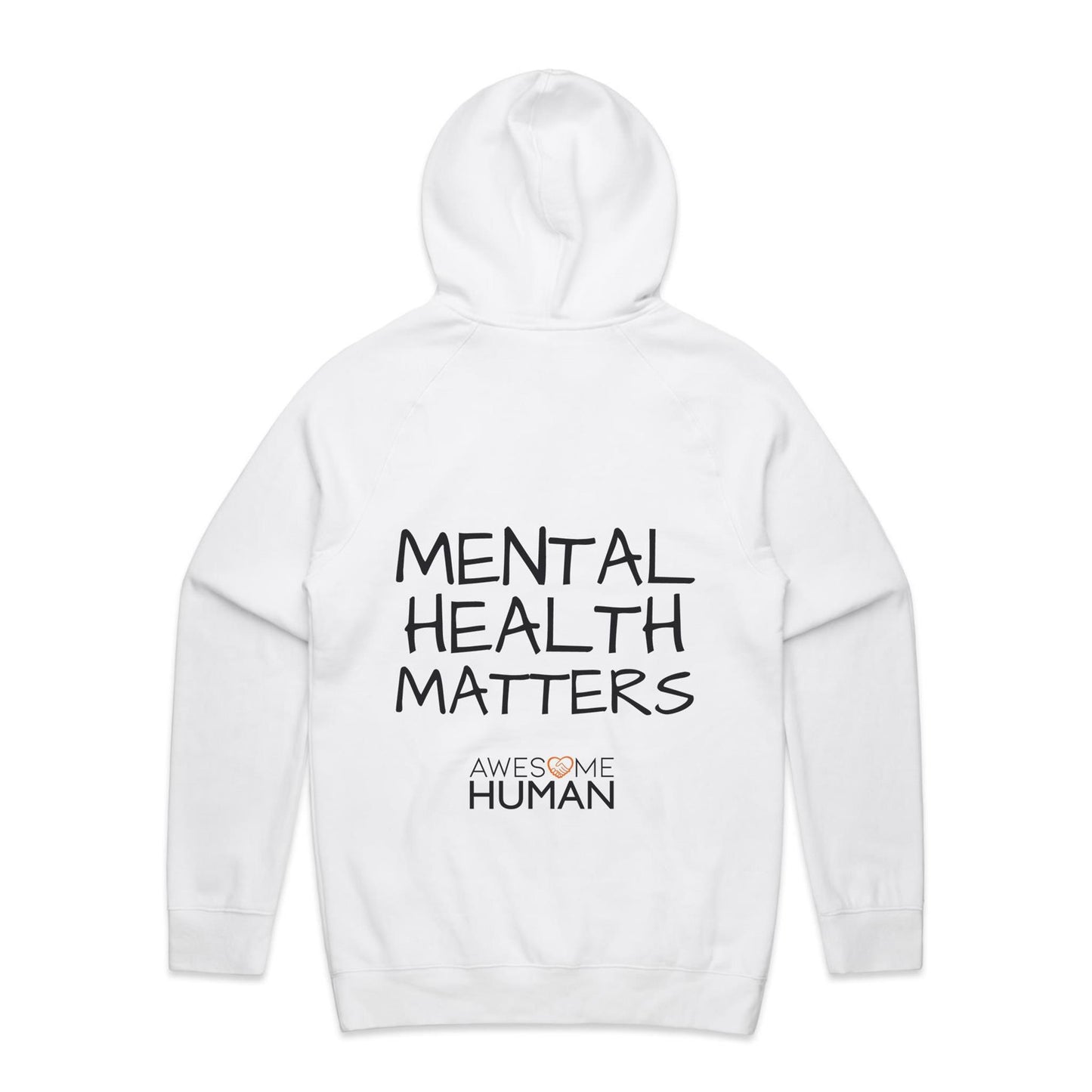 Mental Health Matter Hoodie white back