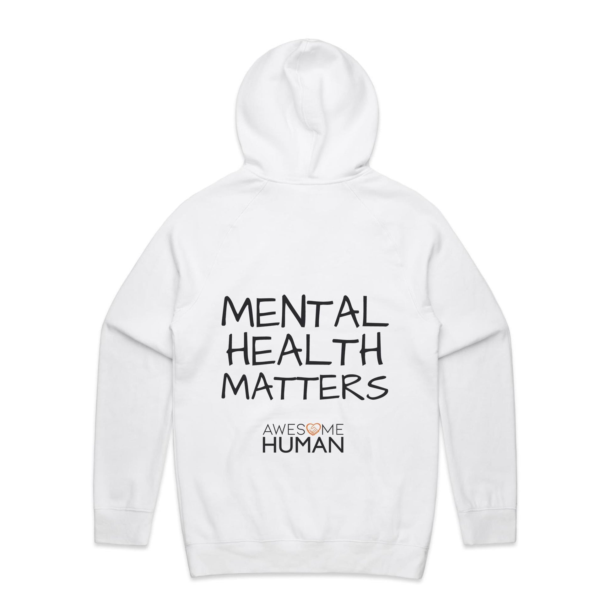 Mental Health Matter Hoodie white back