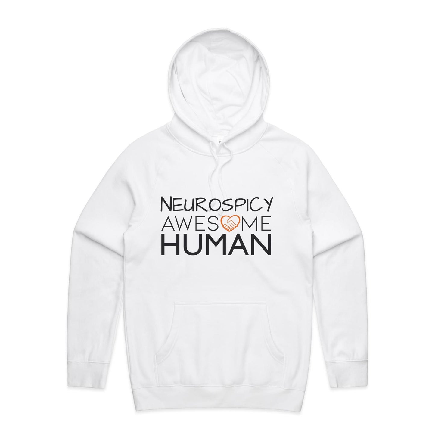 Neuorspicy Awesome Human Hoodie white