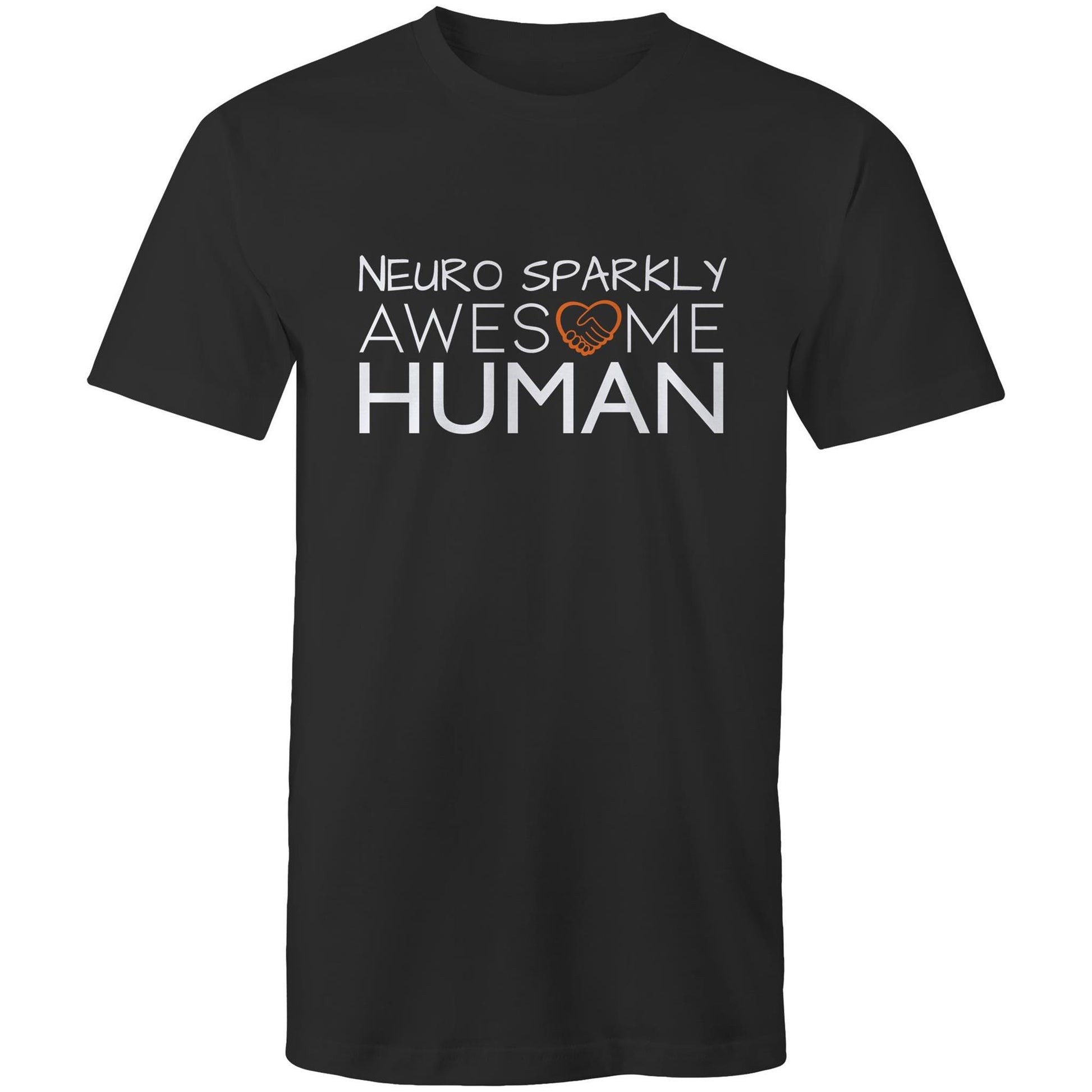 Neuro Sparkly Awesome Human Tshirt black