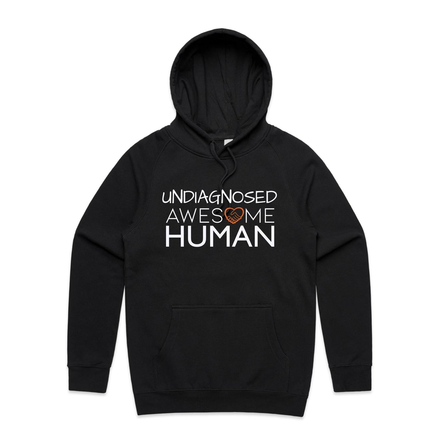 Undiagnosed Awesome Human Hoodie black