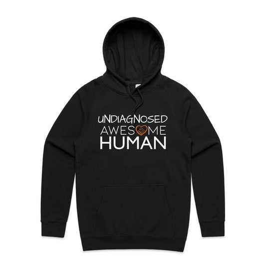 Undiagnosed Awesome Human Hoodie black