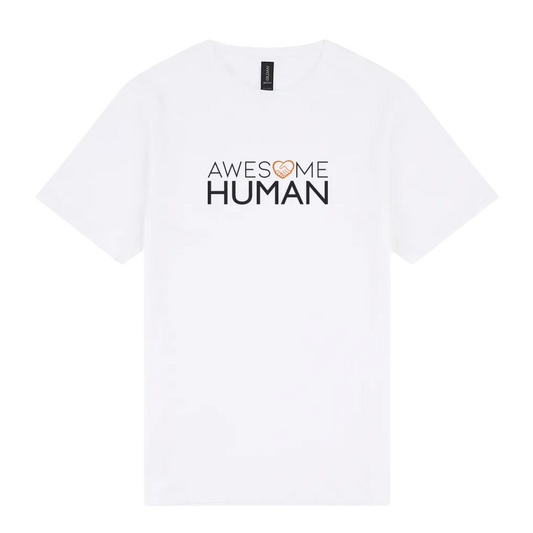 Awesome Human T-shirt - White