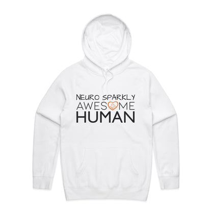 NeuroSparkly Awesome Human Hoodie