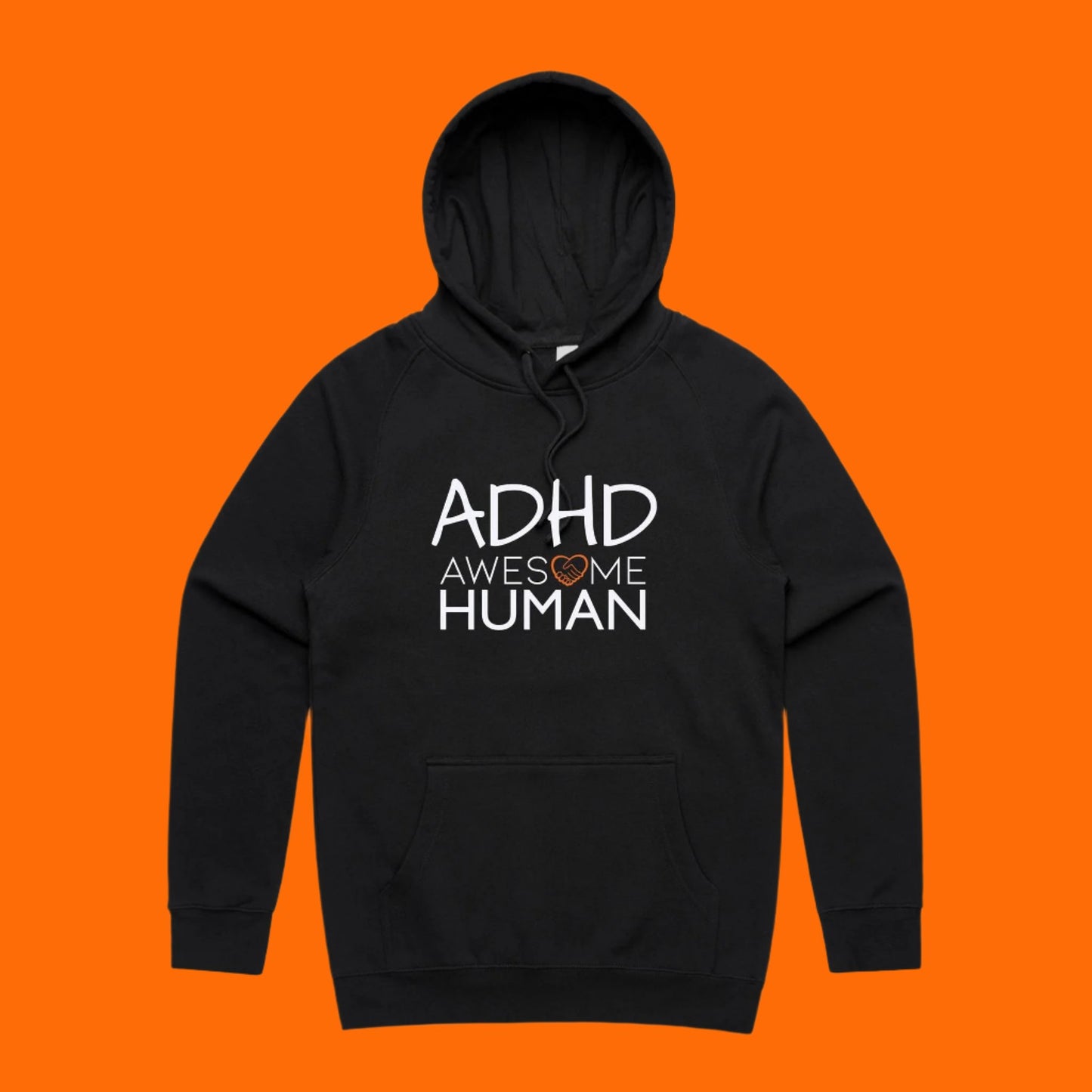 ADHD Awesome Human Hoodie black