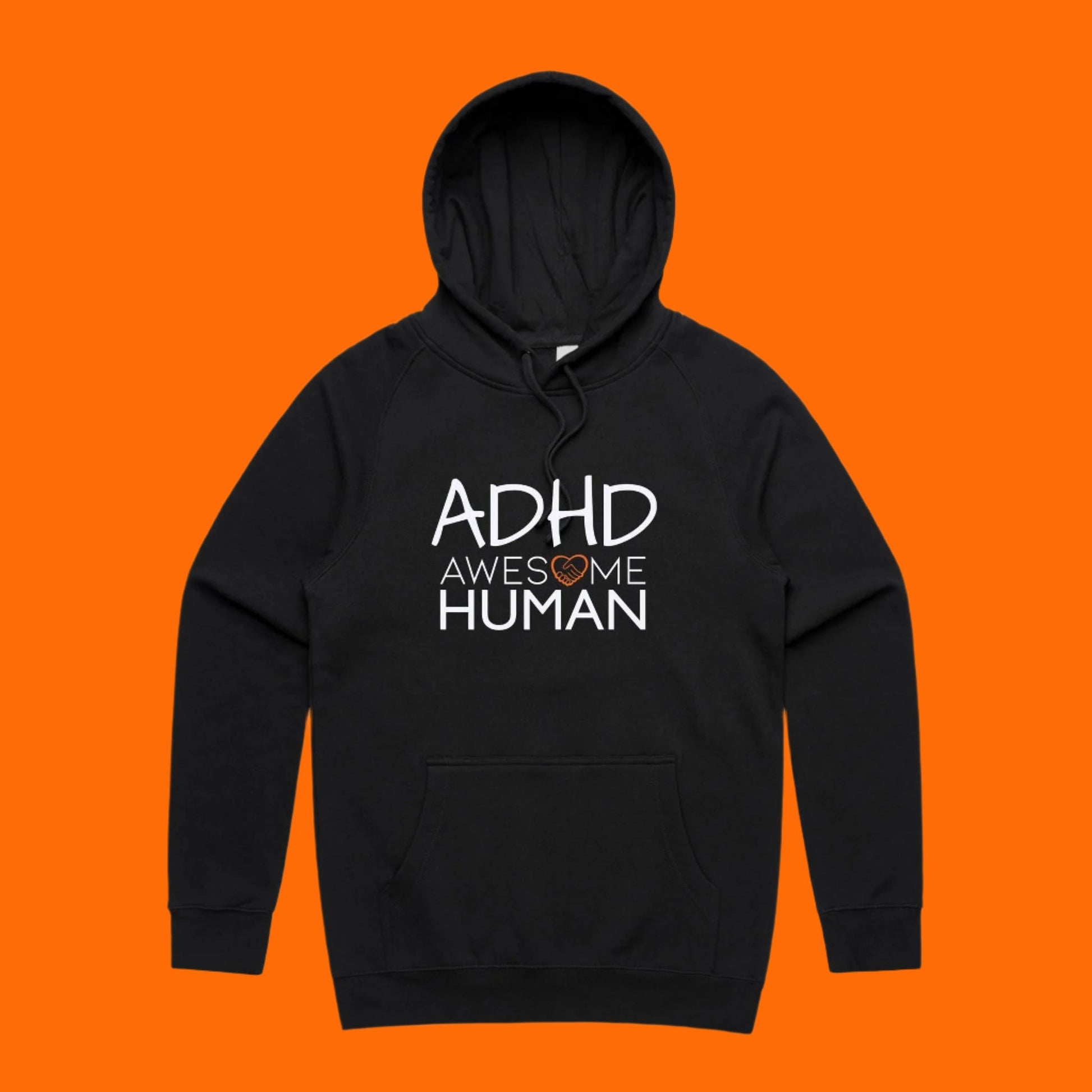 ADHD Awesome Human Hoodie black