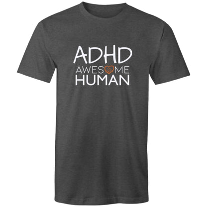 ADHD_Awesome_Human_Tshirt_ashphalt