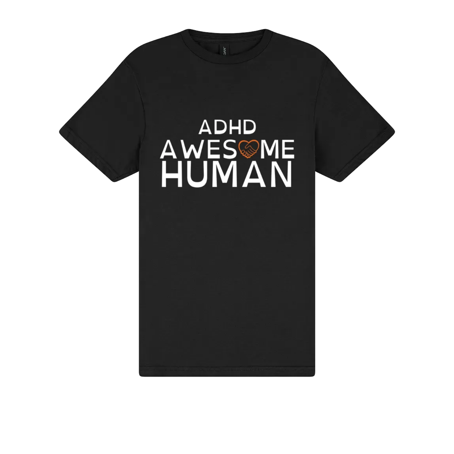 ADHD Awesome Human Tshirt black