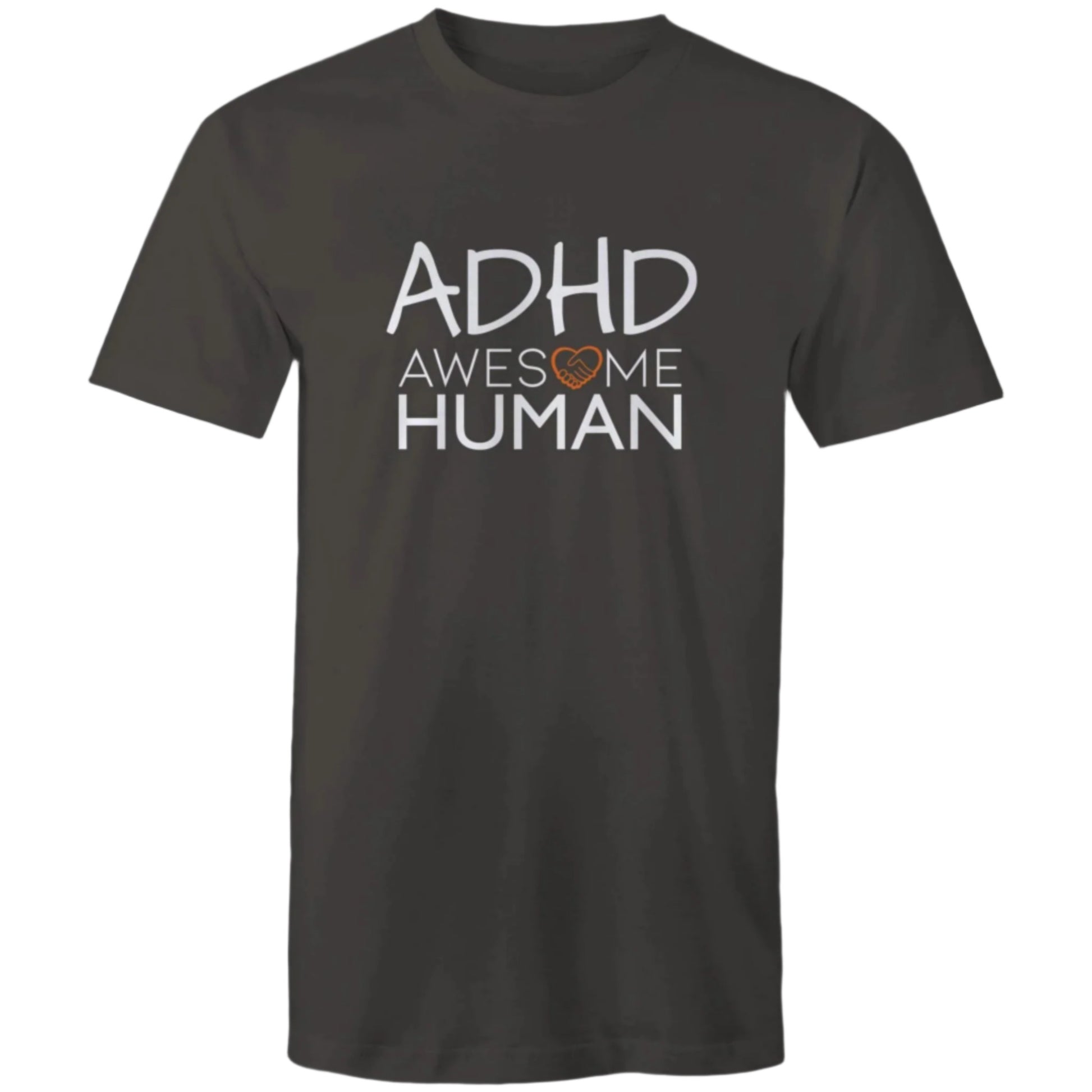 ADHD_Awesome_Human_Tshirt_coal