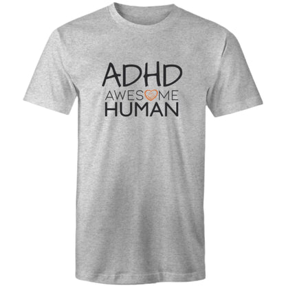 ADHD_Awesome_Human_Tshirt_grey