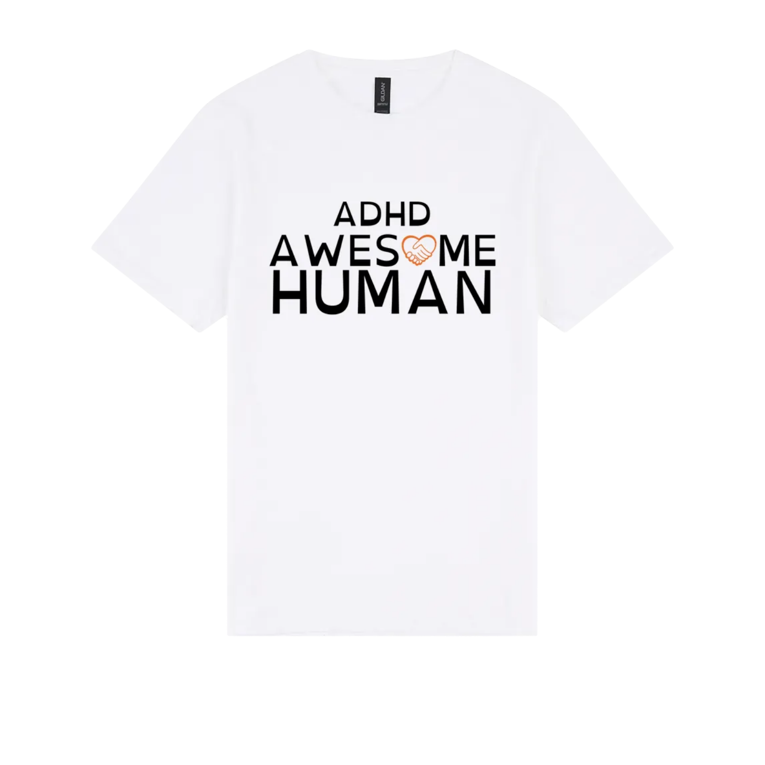 ADHD Awesome Human Tshirt white
