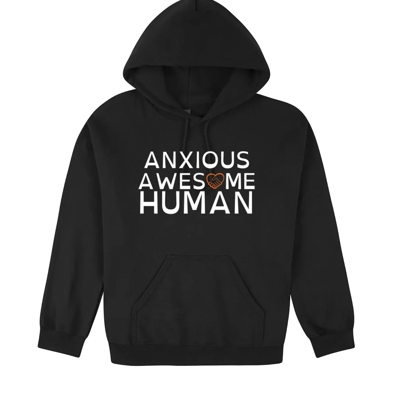 Anxious Awesome Human Hoodie black
