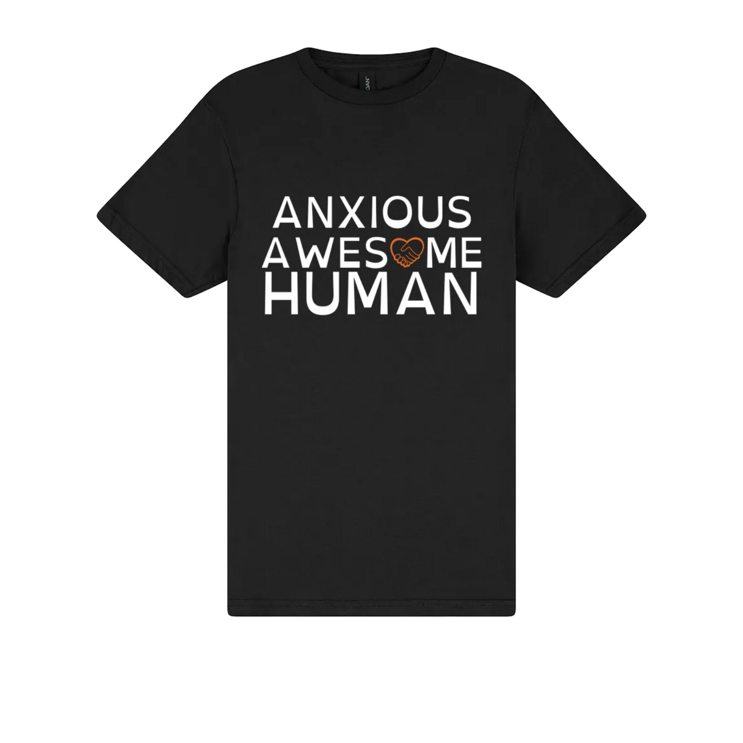 Anxious Awesome Human Tshirt black