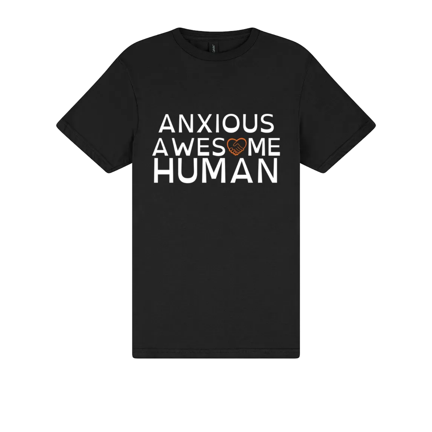 Anxious Awesome Human Tshirt black