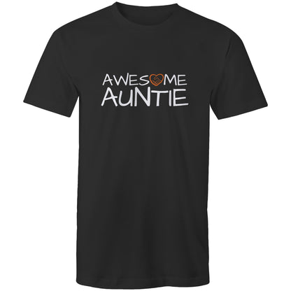 Awesome Auntie Tshirt black