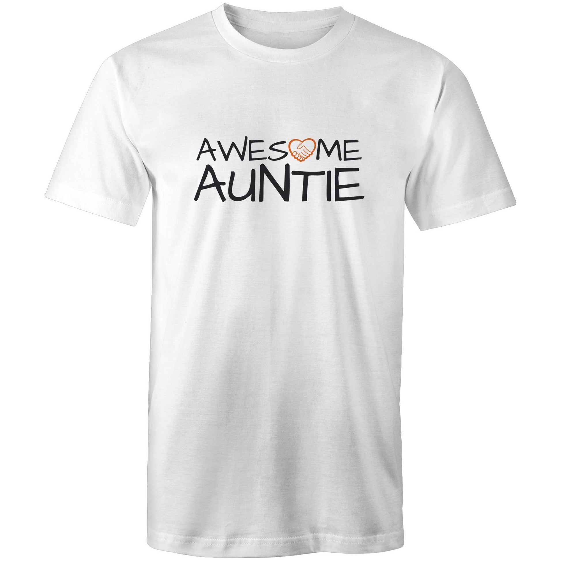 Awesome Auntie Tshirt white