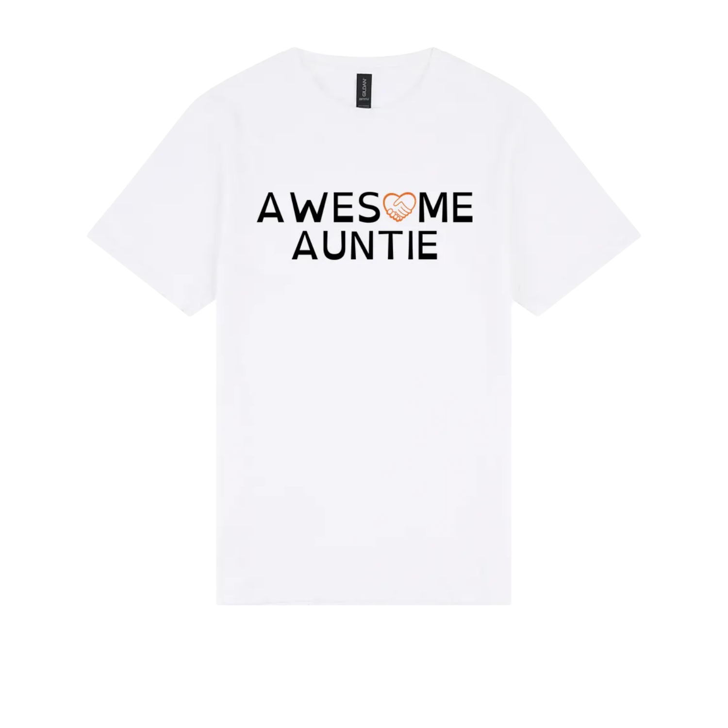 Awesome Auntie Tshirt white