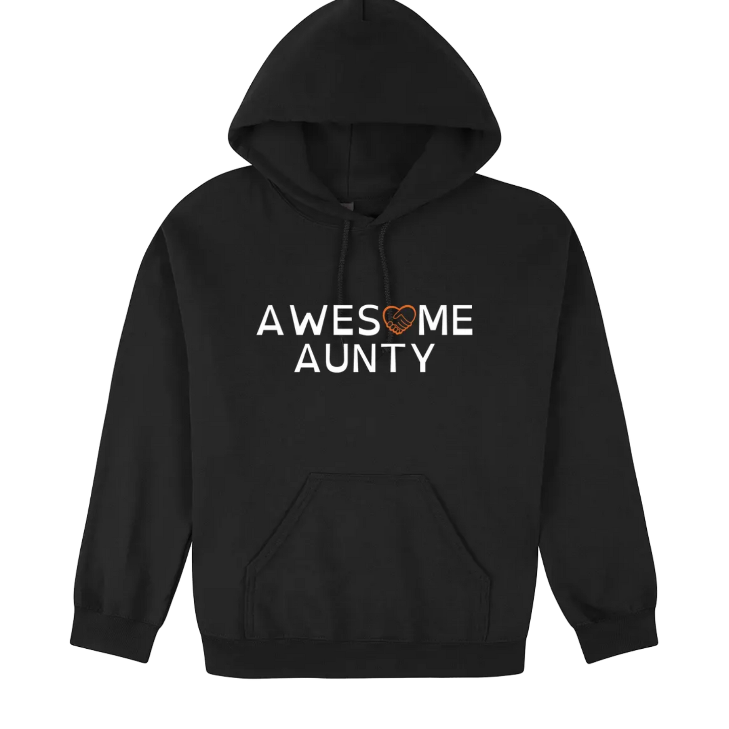 Awesome Aunty Hoodie black