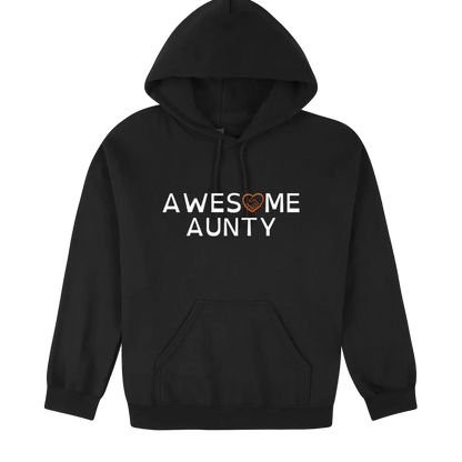 Awesome Aunty Hoodie black