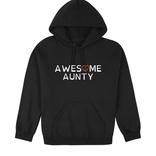 Awesome Aunty Hoodie black