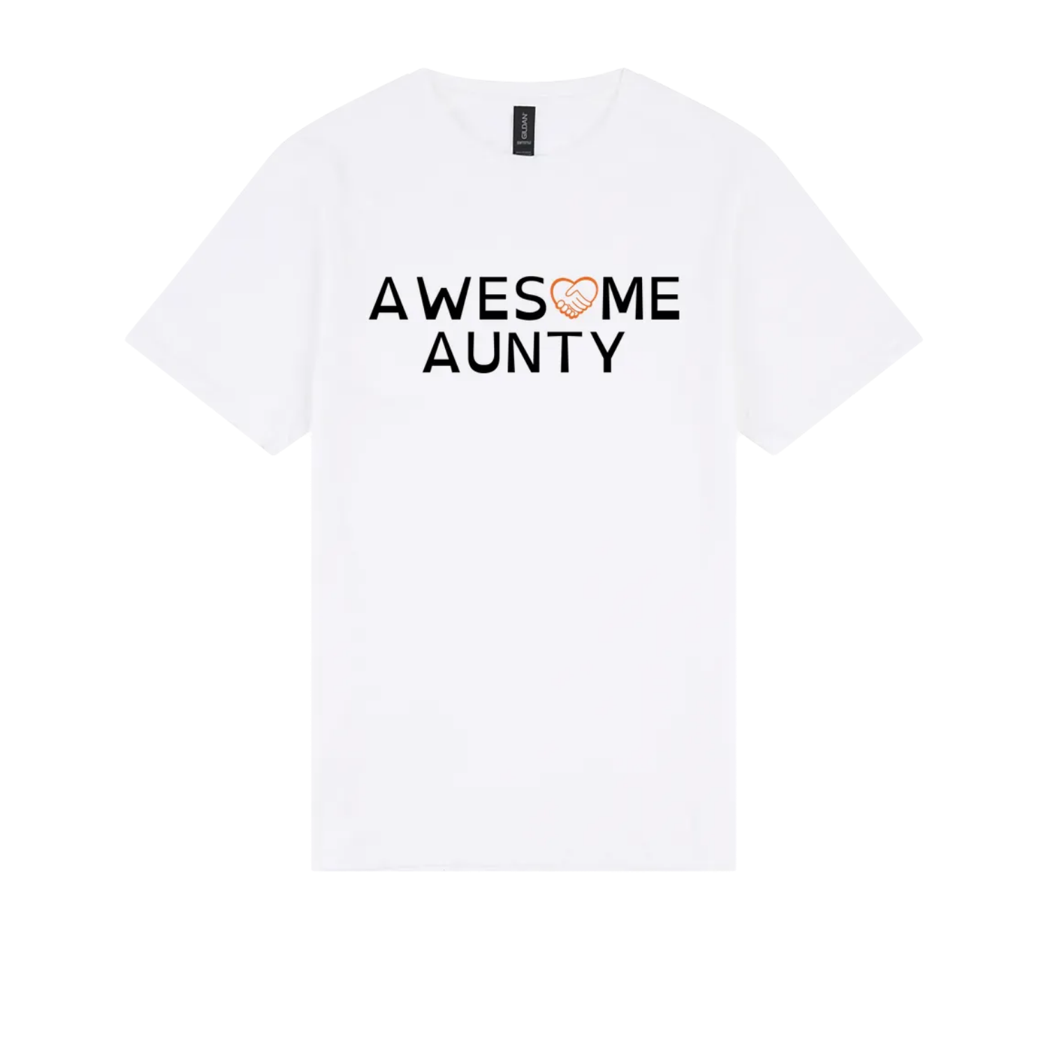 Awesome Aunty Tshirt white