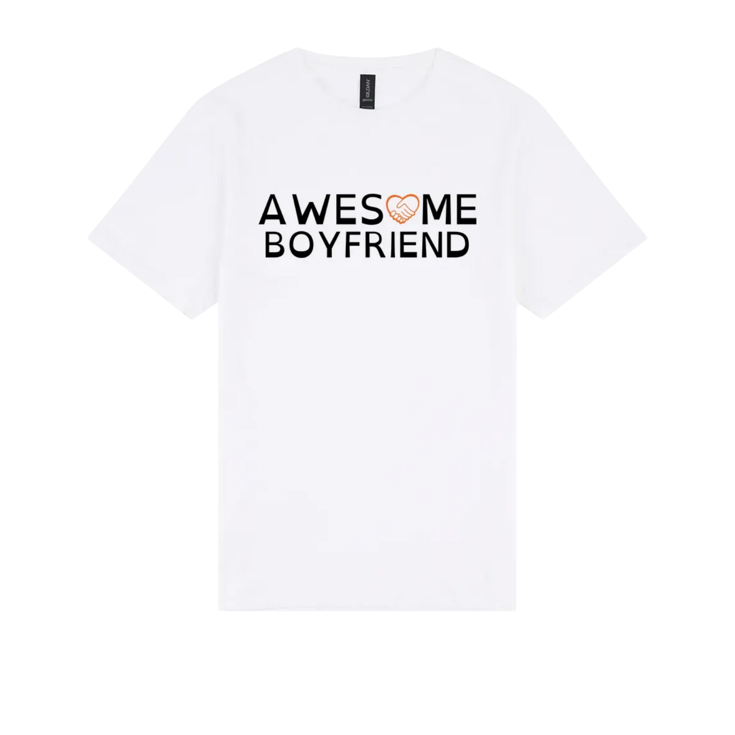 Awesome Boyfriend Tshirt white