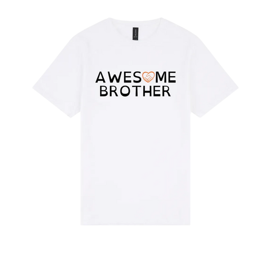 Awesome Brother Tshirt white