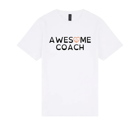 Awesome Coach Tshirt white