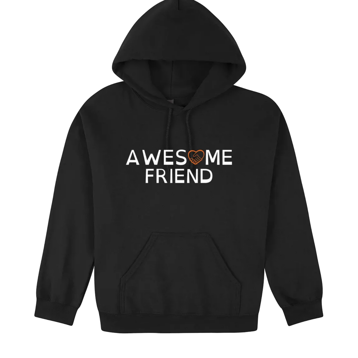 Awesome Friend Hoodie black