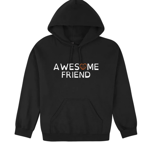 Awesome Friend Hoodie black