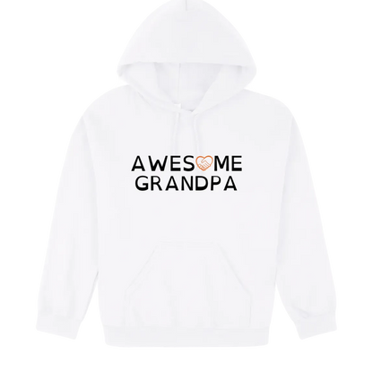 Awesome Grandpa Hoodie white