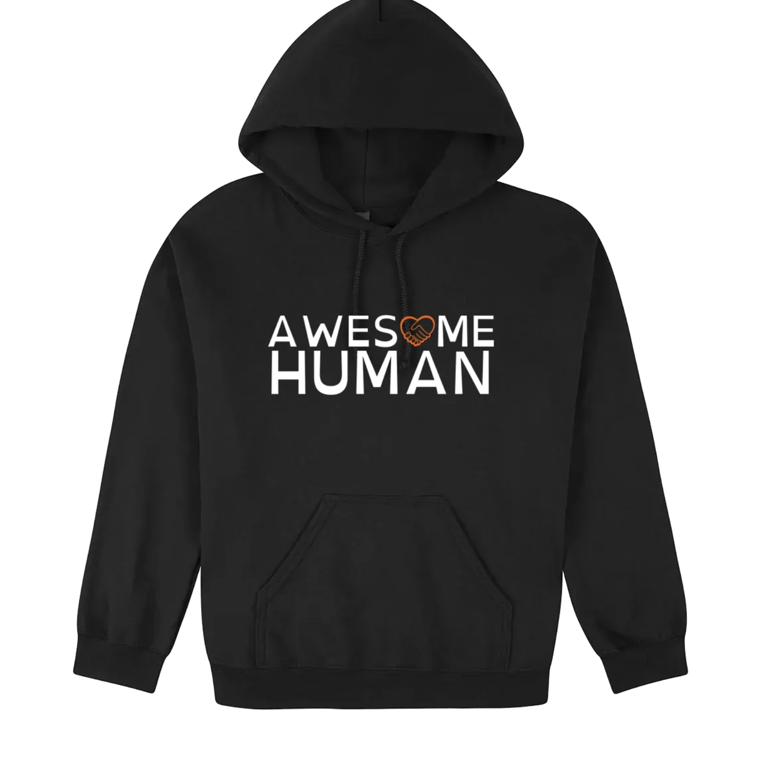 Awesome Human Hoodie black