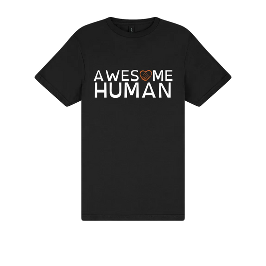 Awesome Human Tshirt black
