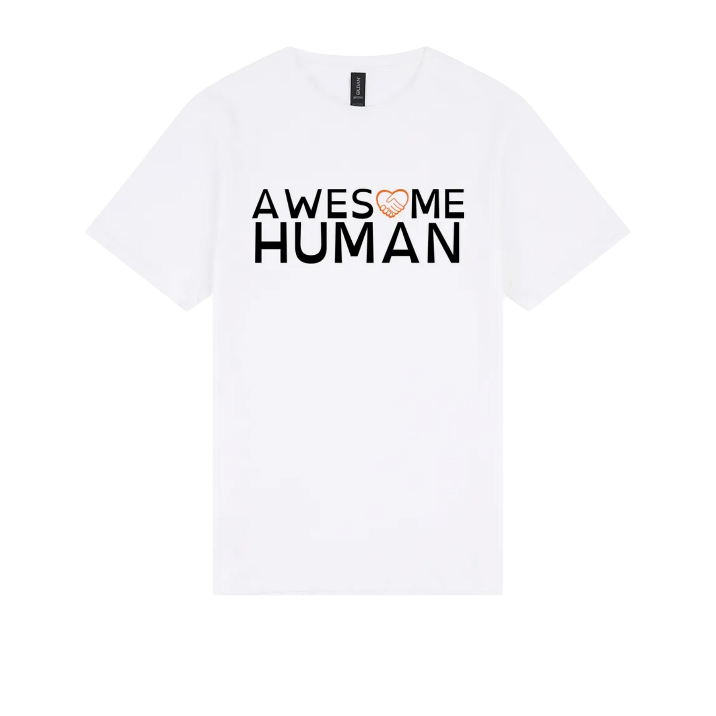 Awesome Human Tshirt white