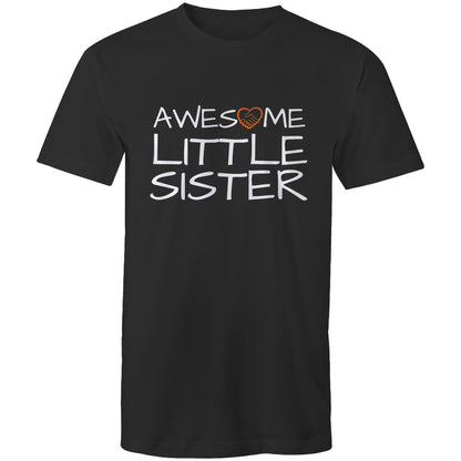 Awesome Little Sister Tshirt black