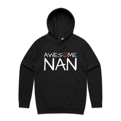Awesome Nan Hoodie black
