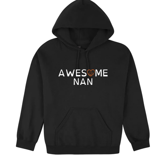 Awesome Nan Hoodie black