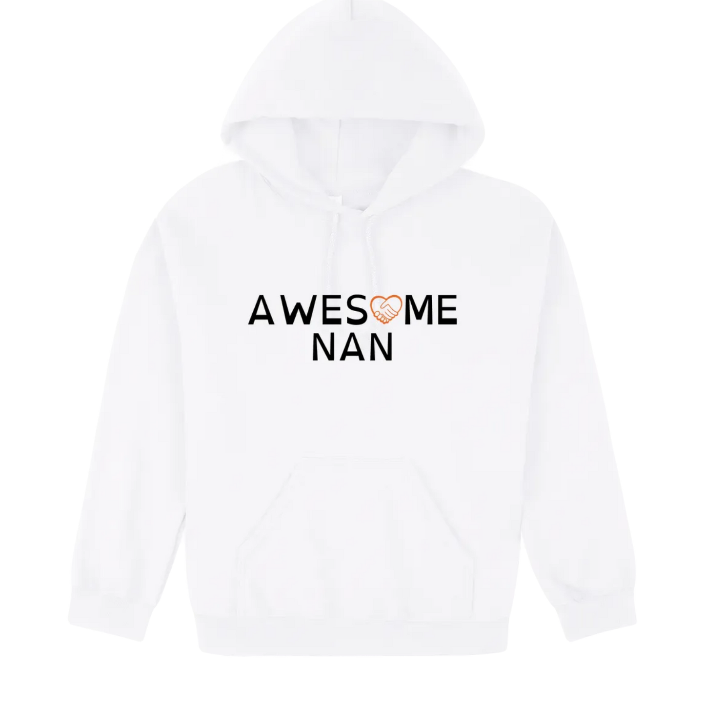 Awesome Nan Hoodie white