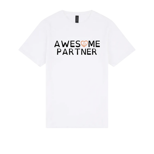 Awesome Partner Tshirt white