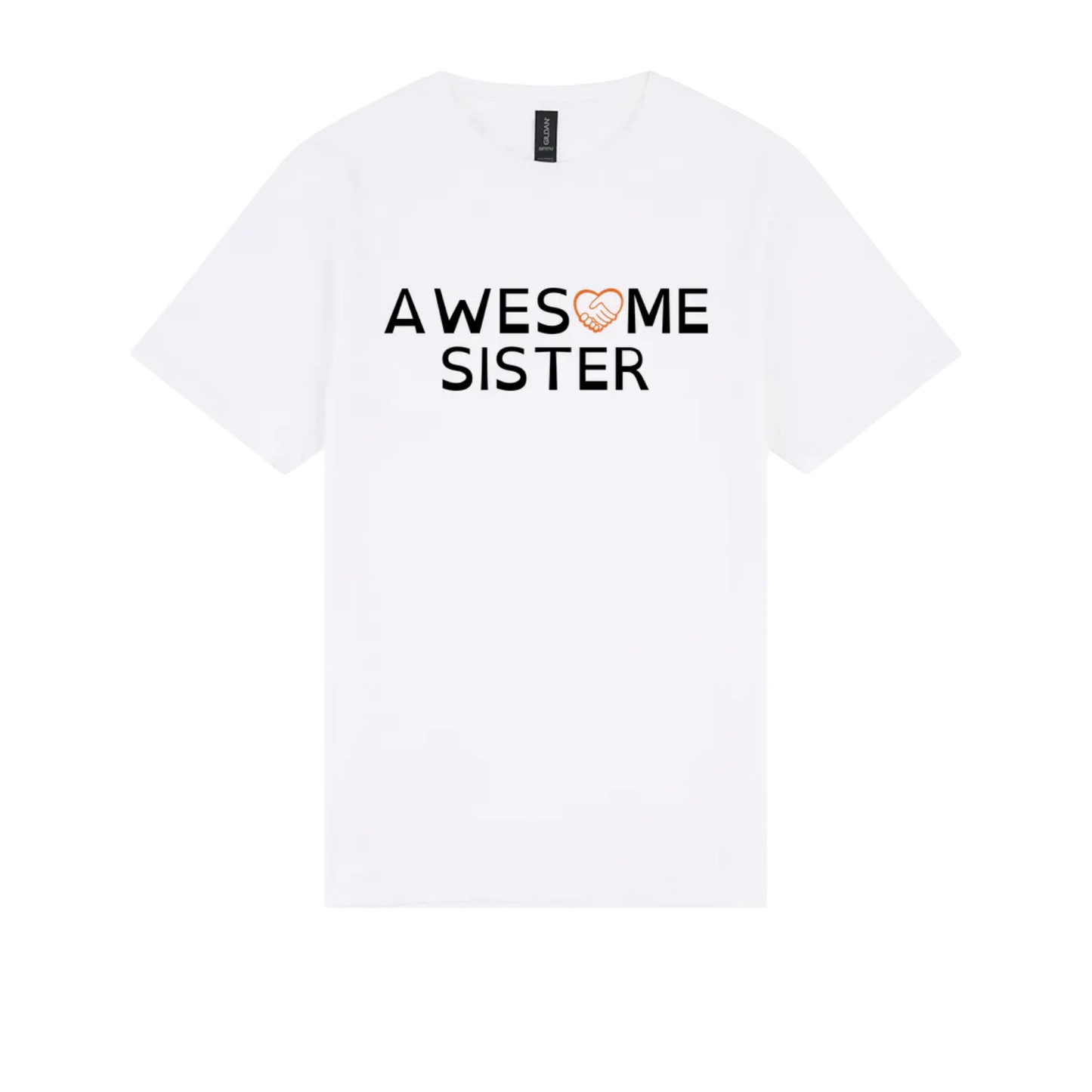 Awesome Sister Tshirt white