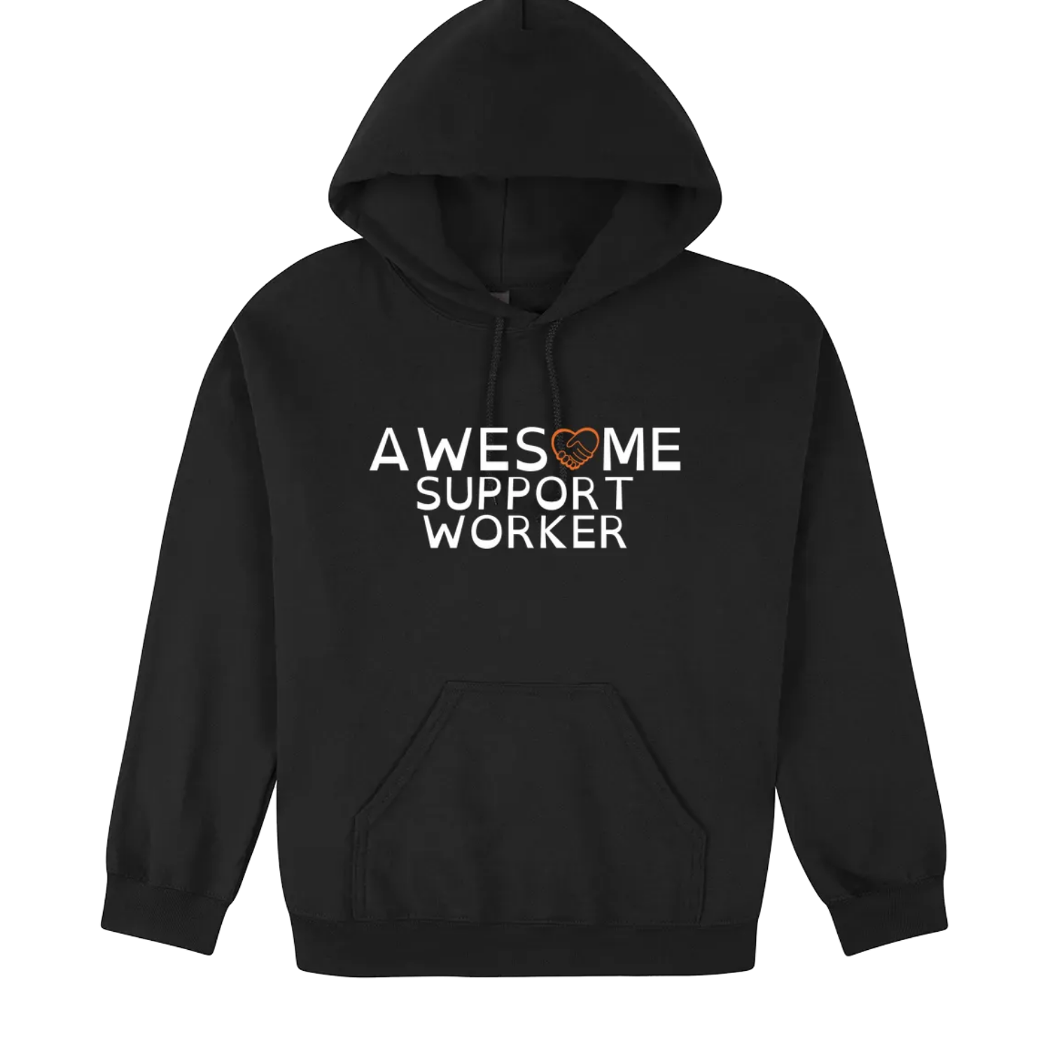 Awesome Support Worker Hoodie black