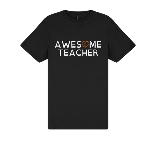 Awesome Teacher Tshirt black
