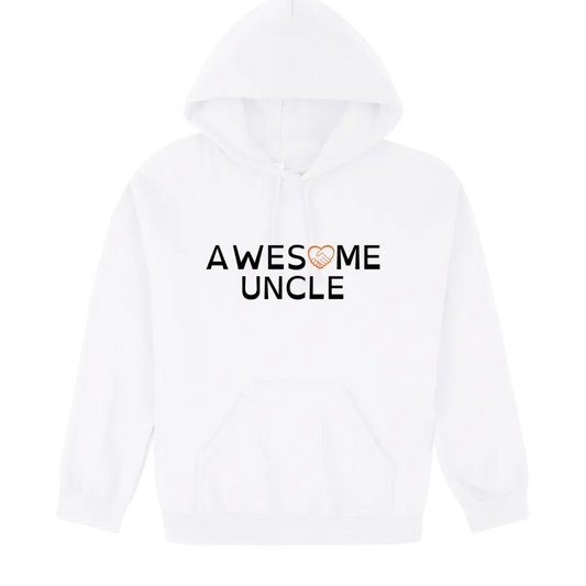 Awesome Uncle Hoodie white