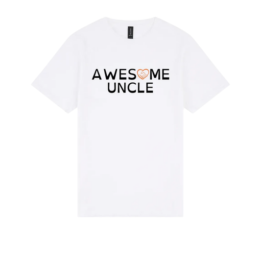 Awesome Uncle Tshirt white