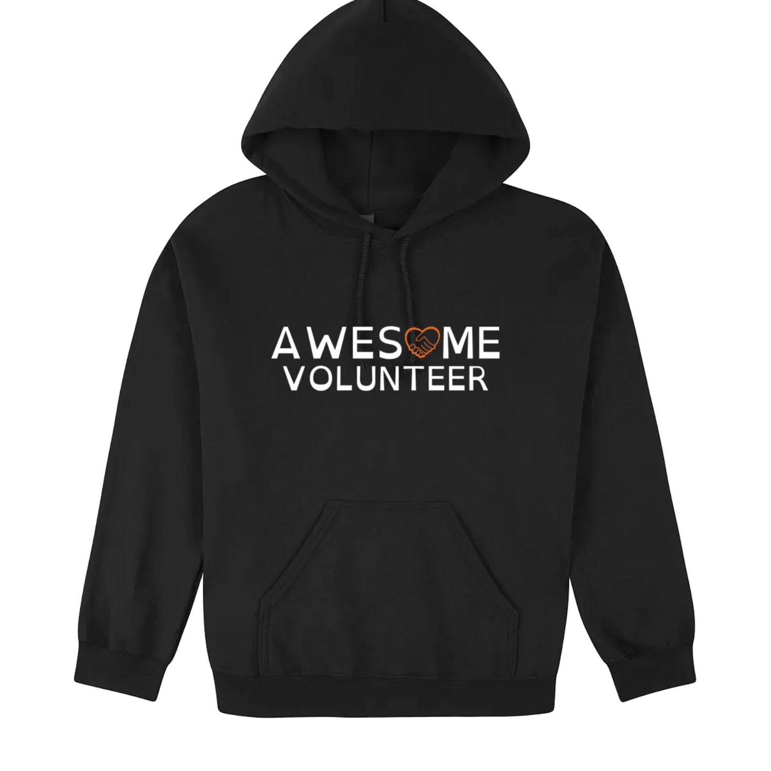 Awesome Volunteer Hoodie black