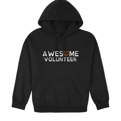 Awesome Volunteer Hoodie black