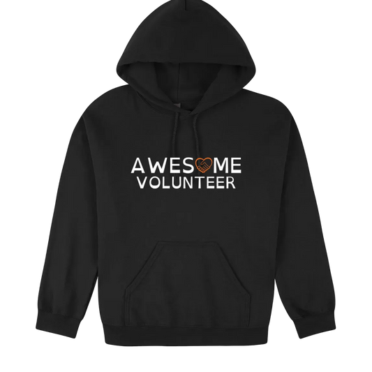 Awesome Volunteer Hoodie black