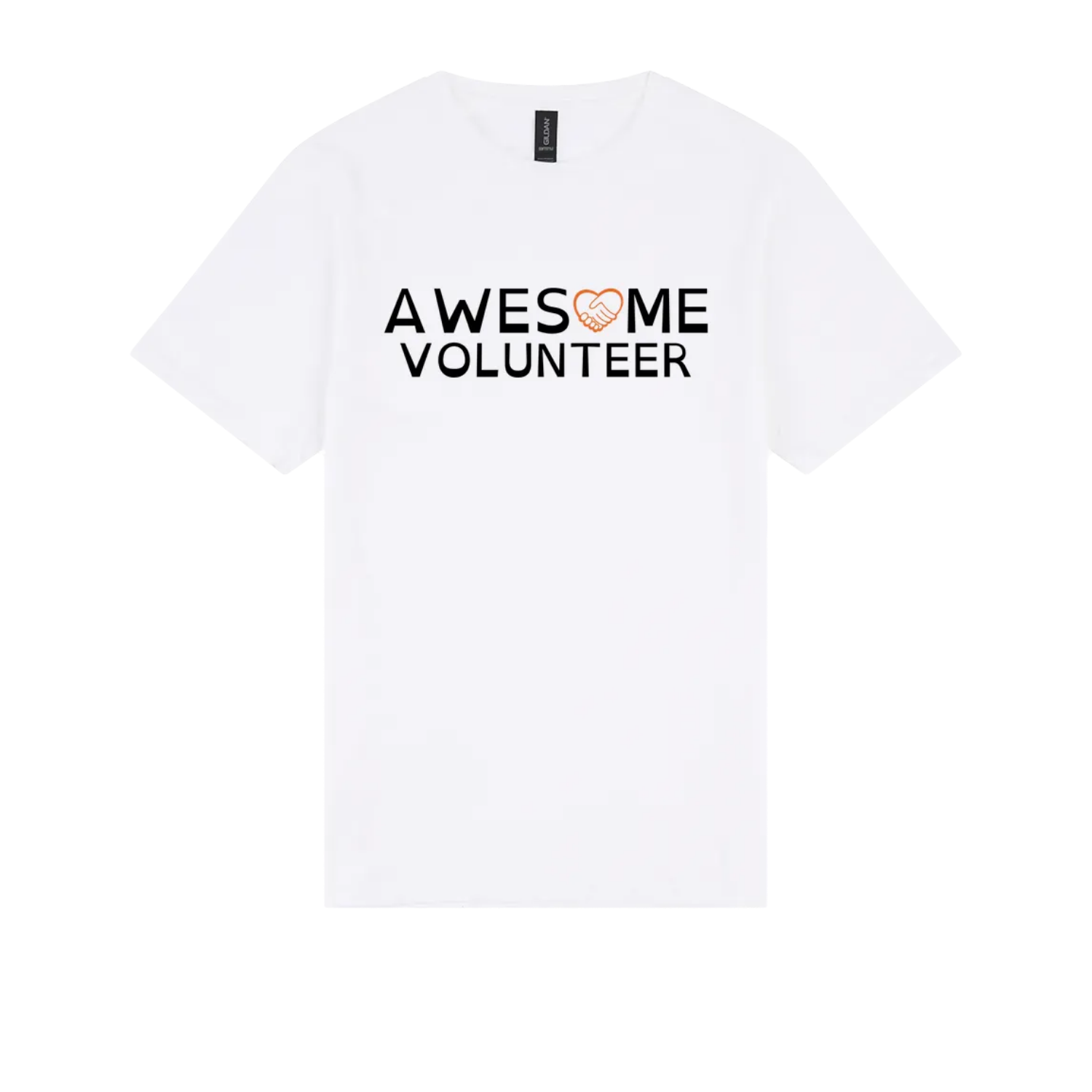 Awesome Volunteer Tshirt white