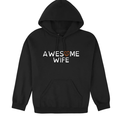 Awesome Wife Hoodie black
