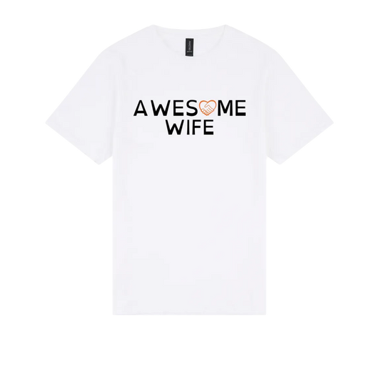 Awesome Wife Tshirt white